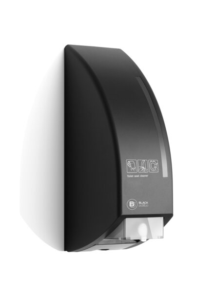 Black Satino toiletbrilreiniger dispenser 750ml Zwart