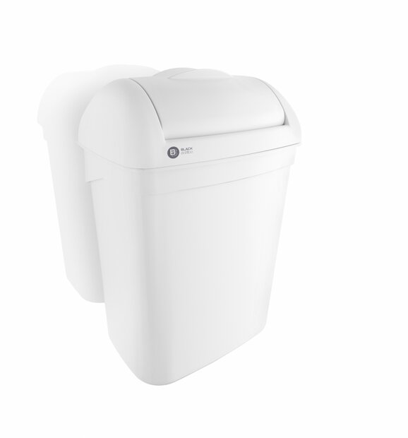 Black Satino dames hygi&euml;nebox (8 liter) Wit