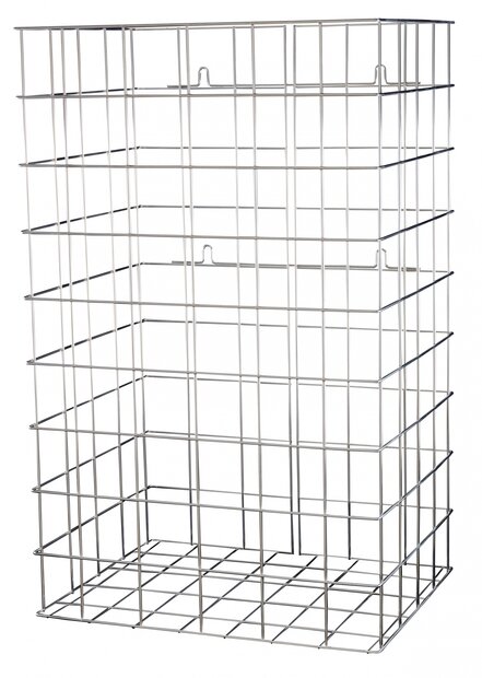 MediQo-line Afvalkorf alu-look 60 liter