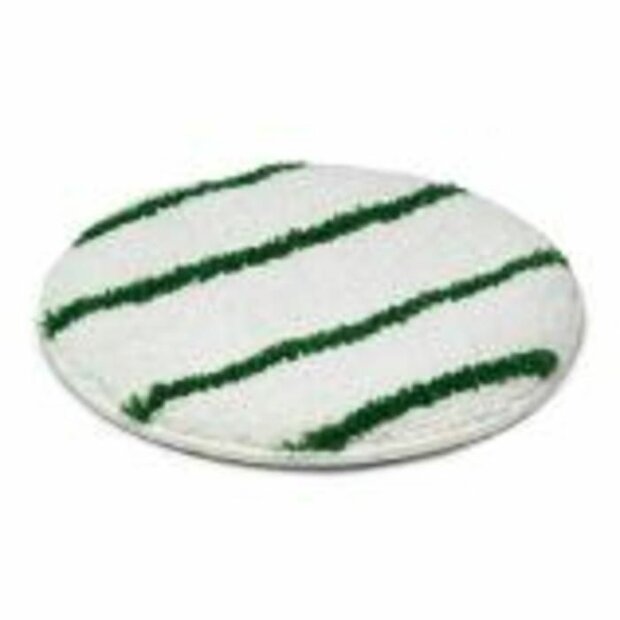 Bonnet Pad Tapijtpad wit/groen,-17"