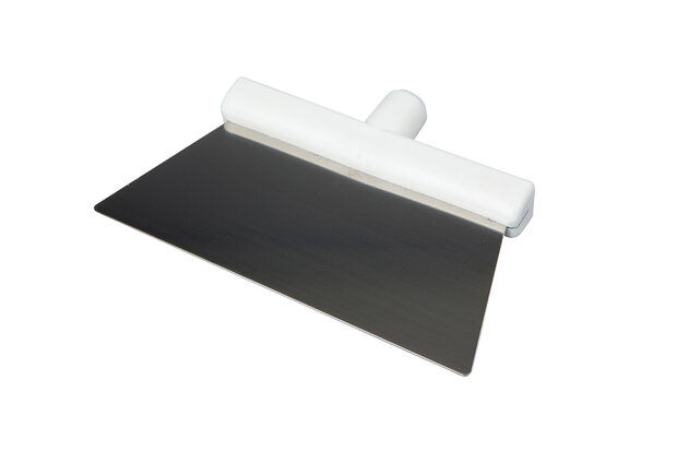 FBK STALEN SCHRAPER 280 X 110 MM, RVS BLAD-Wit