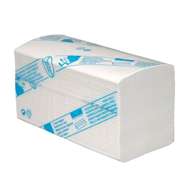 Handdoekpapier Royal Plus, Interfolded, cellulose 3 lgs.