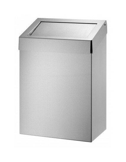 Dutch Bins Afvalbak 20 liter, RVS, gesloten