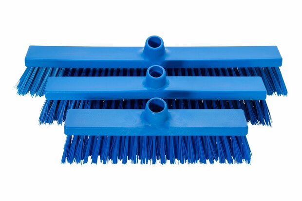 Hygienische zachte veegborstel  blauw