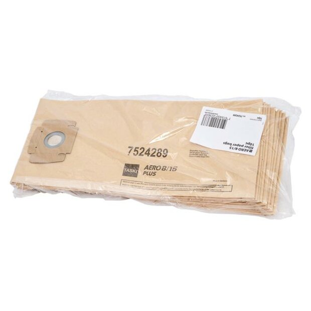 Stofzuigerzakken voor Taski Aero 8+, 10 stuks