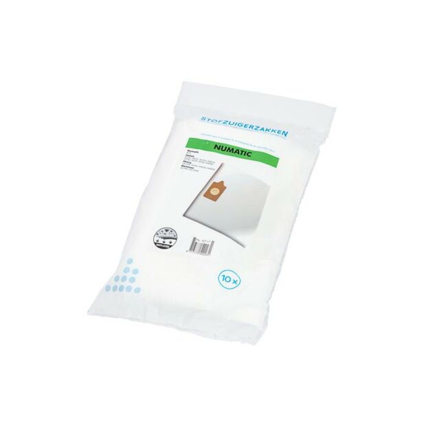 Universele Stofzuigzak wit nylon 3 lagen extra sterk, o.a. Numatic, Henry/James 15L