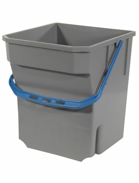 Numatic Grijze Emmer 28 Liter met blauwe hendel t.b.v. MM 1 &amp; 2