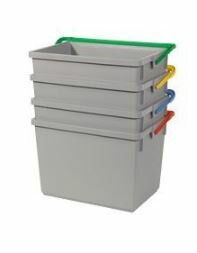 Numatic Grijze emmer 10 liter met gele hendel t.b.v. EM. 