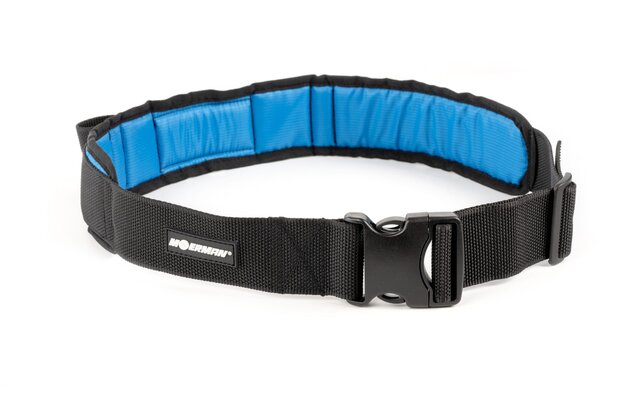 Moerman Glazenwassers riem zwart/blauw