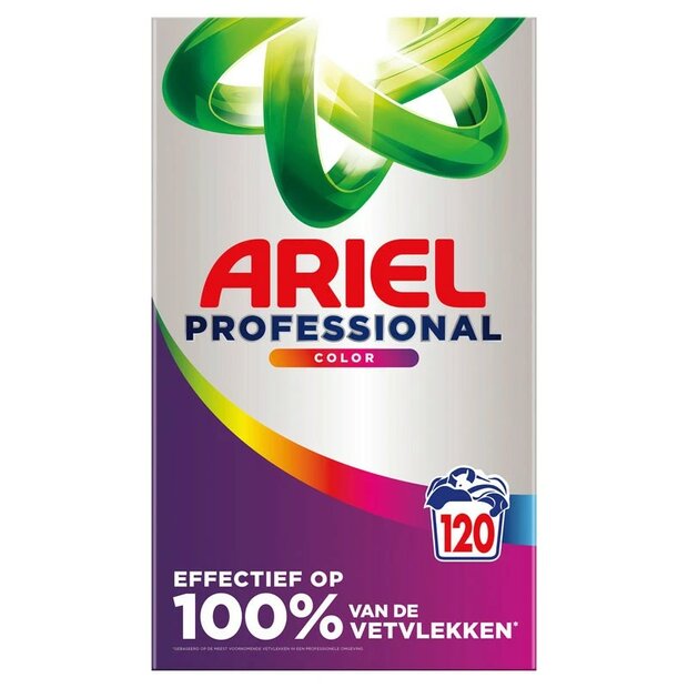 Ariel Professional Wasmiddel Poeder Color 6,6 kg &ndash; 120 wasbeurten