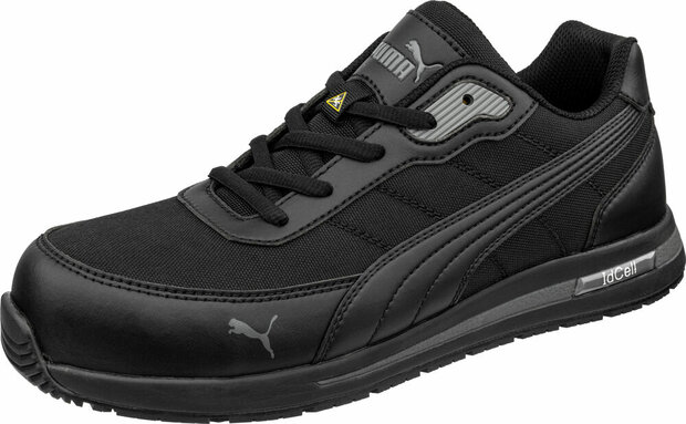 Puma Safety EPIC BLK LOW S3S ESD FO HRO SR Veiligheidsschoenen Zwart Veiligheidsneus