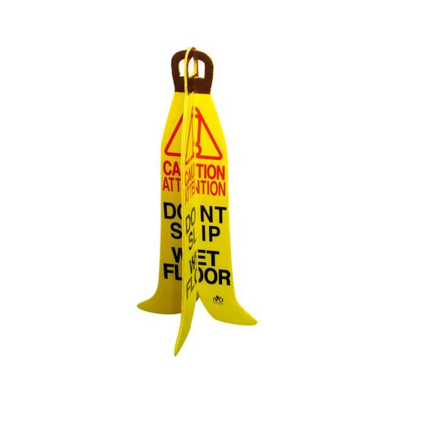 Waarschuwingsbord IVO Banana Cone,  X-Frame, 60cm
