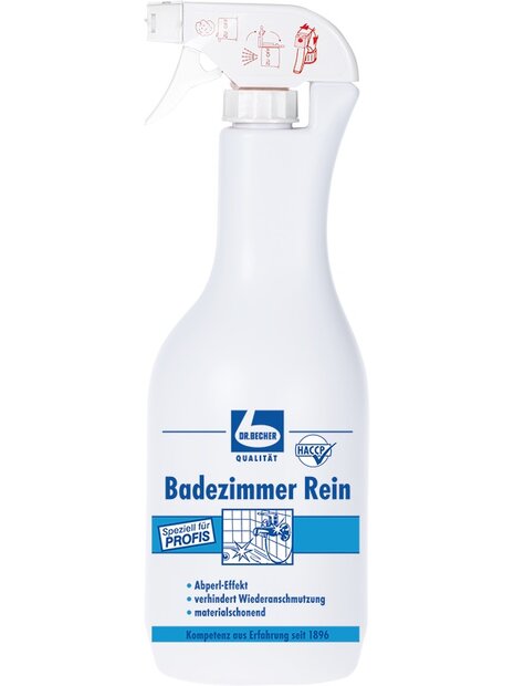 Dr. Becher Badkamer Puur Sanitairreiniger - 1 Liter - Ontkalker met Afpareleffect