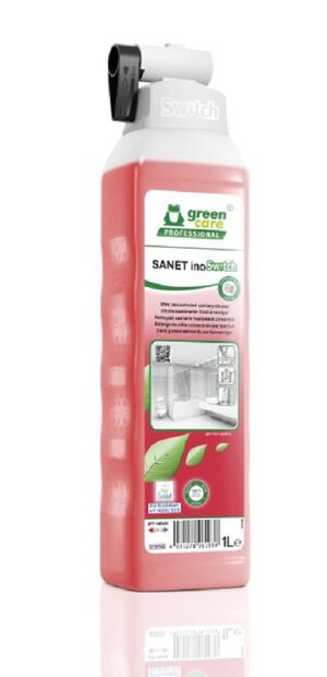 Green Care Sanet inoSwitch Sanitairreiniger - 1L met Doseerdop