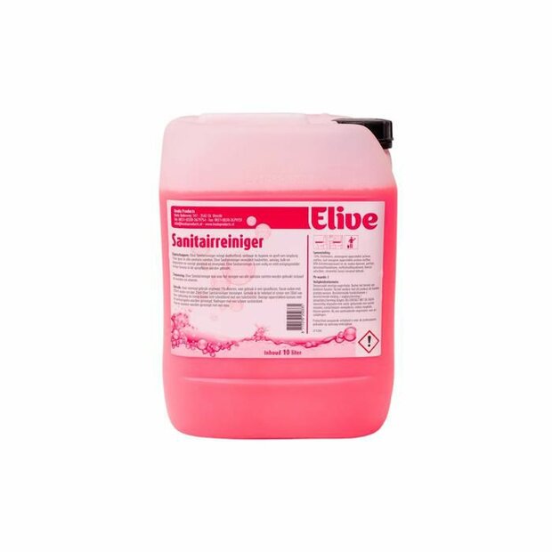 Elive Products Sanitairreiniger Rood - 10 Liter Grootverpakking