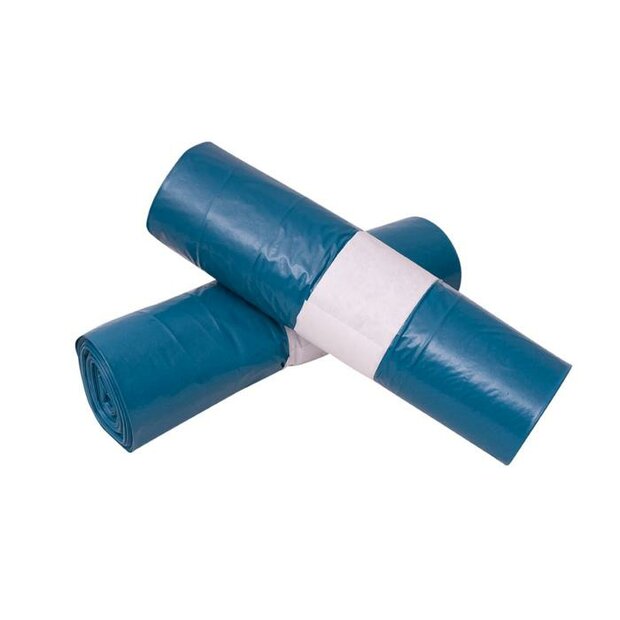 Containerzakken 65/25x140cm T70 Blauw LDPE - 100 Stuks