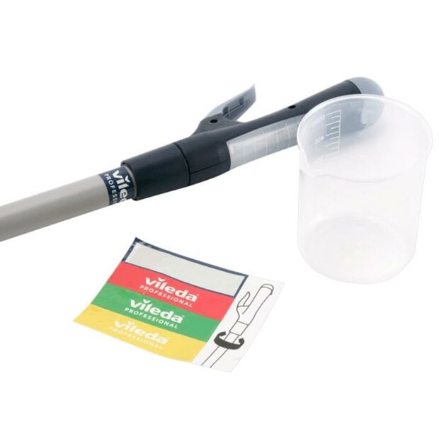 Vileda SprayPro Steel inclusief Maatbeker