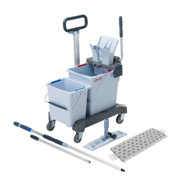 Vileda UltraSpeed Pro Starterkit - Mopset met 2 Emmers en Pers