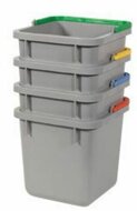Numatic Grijze emmer 6 liter met blauwe hendel t.b.v. MM, SM &amp; EM