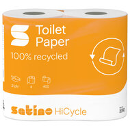 Satino HiCycle Toiletpapier 4x200 2-laags &ndash; verpakking 64 rollen