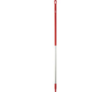 Vikan Ergo Aluminium Steel Rood - 1510 mm - &Oslash;31 mm - Ergonomische Handgreep