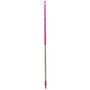 Vikan 29371 Ergonomische Aluminium Steel - Roze - 1510 mm - &Oslash;31 mm