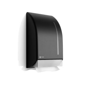 Black Satino handdoekdispenser Zwart