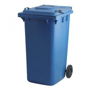 Container met papiergleuf en slot