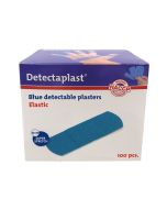 (REF 8241) Detectaplast detect. textielpleister elastisch blauw 25x72mm 100st 