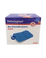 (REF 8251) Detectaplast detect. textielpleister elastisch blauw 50 x72 mm 50st
