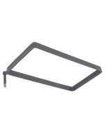 Ivo Giotto metalen Swivel houder RECHTS draaiend (geschikt voor emmer L31xB22xH12cm)