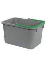 Numatic Grijze emmer 17 liter met groene hendel