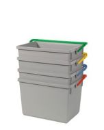 Numatic Grijze emmer 10 liter met gele hendel
