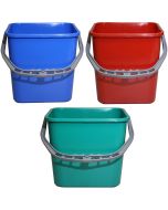 Werkwagen emmer 12 liter (diverse kleuren)