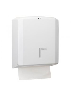 Medeclinics handdoekpapier dispenser wit gecoat