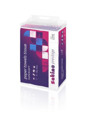 Satino prestige Handdoekjes zz-vouw small 20,6x 32cm cellulose ds. 3000 st.