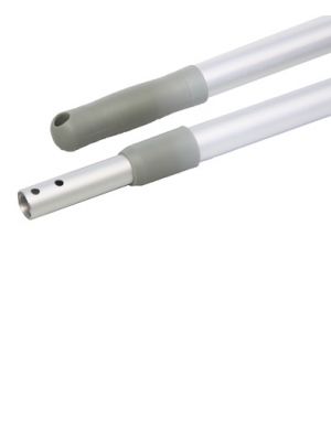 Telescoopsteel aluminium 100-180cm 2 gaten handvat grijs