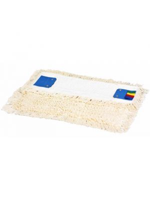 Vlakmop katoen met pockets, gelust/gesneden, 40 x 14 cm, 2 st.