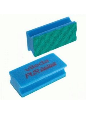 Vileda PurActive schuurspons blauw pak a 10 stuks