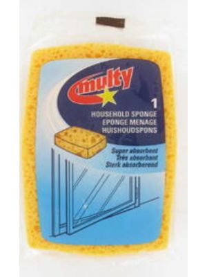 Multy glasspons geel 1x18 st