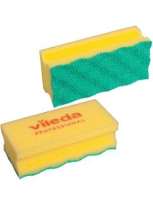 Vileda PurActive schuurspons Geel pak a 10 stuks