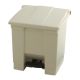 STEP-ON CLASSIC CONTAINER 30 LTR, RUBBERMAID BEIGE