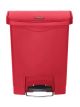 Slim Jim Step On container Front Step kunststof 30 ltr, Rubbermaid