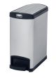 Slim Jim Step On container End Step RVS 30 ltr, Rubbermaid