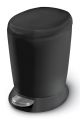 Mini pedaalemmer 6 liter, Simplehuman Zwart