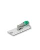 Velcro aluminium houder 25cm grijs met  groene steelverbinding