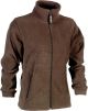 Deva fleece jas dames Bruin