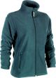 Deva fleece jas dames Groen