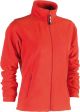 Deva fleece jas dames Rood