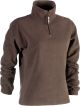 Aurora fleece sweater dames Bruin